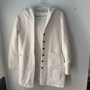 Asian fashion white jacket soft and clean! :)